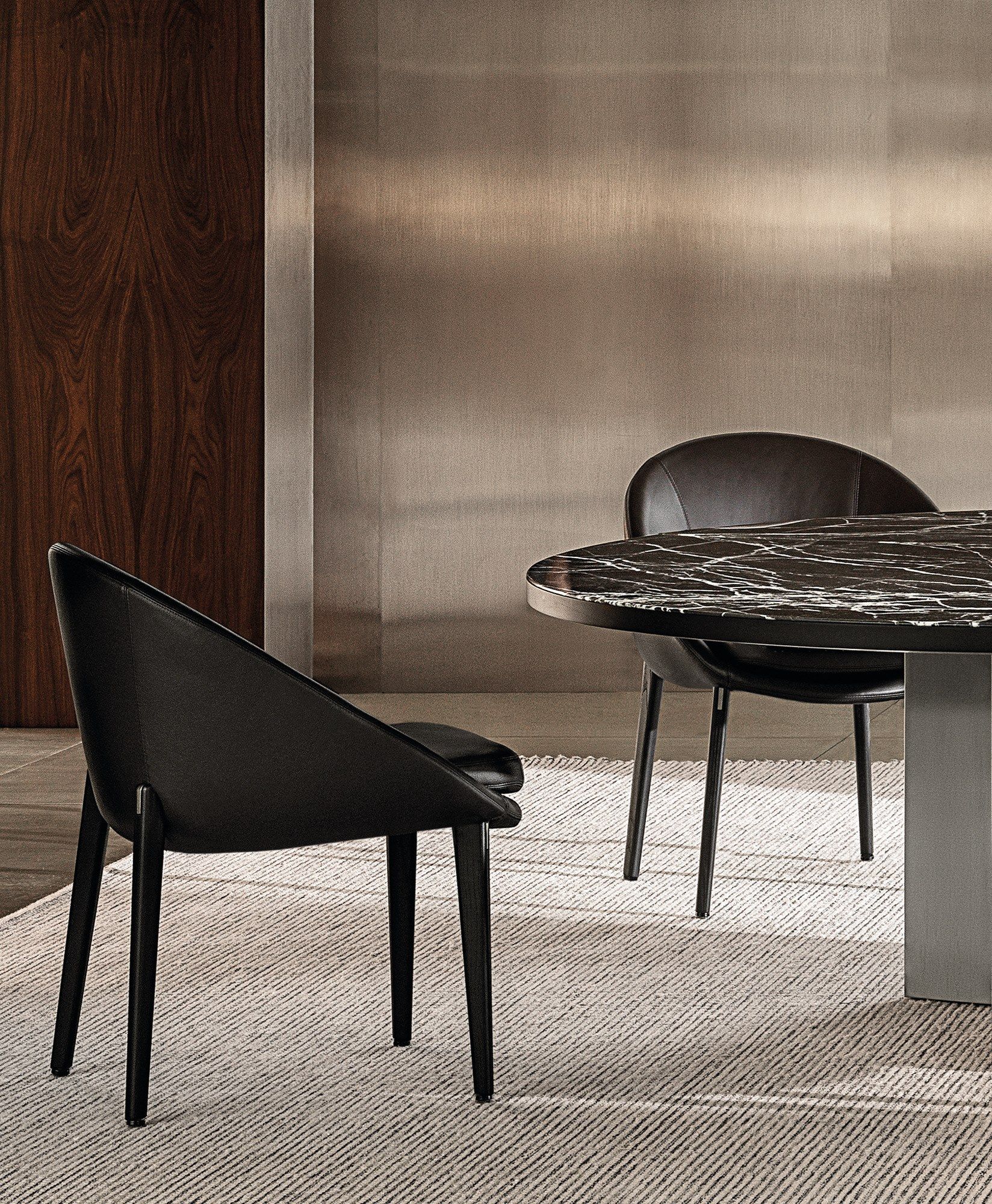 Мягкий тканевый стул с подлокотниками Minotti Лидо ARCH-00099665 - Вид №2