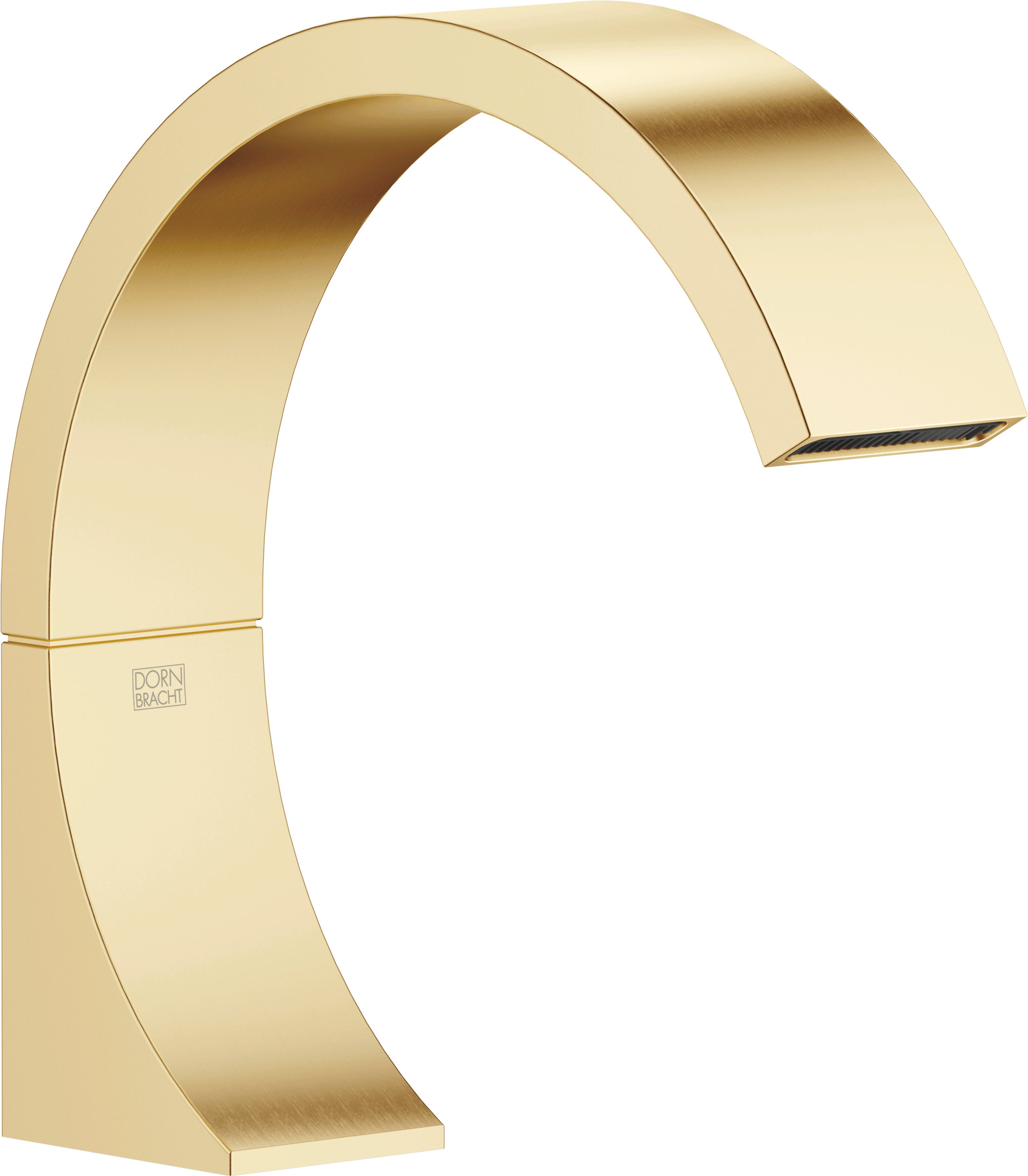 CYO Излив для раковины, монтируемый на палубу, без донного клапана - матовая дюрбрасс (23-каратное золото) 13717811-28