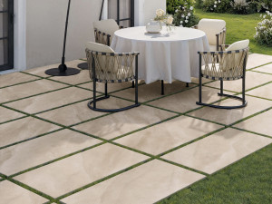 Напольное покрытие из керамогранита с эффектом камня