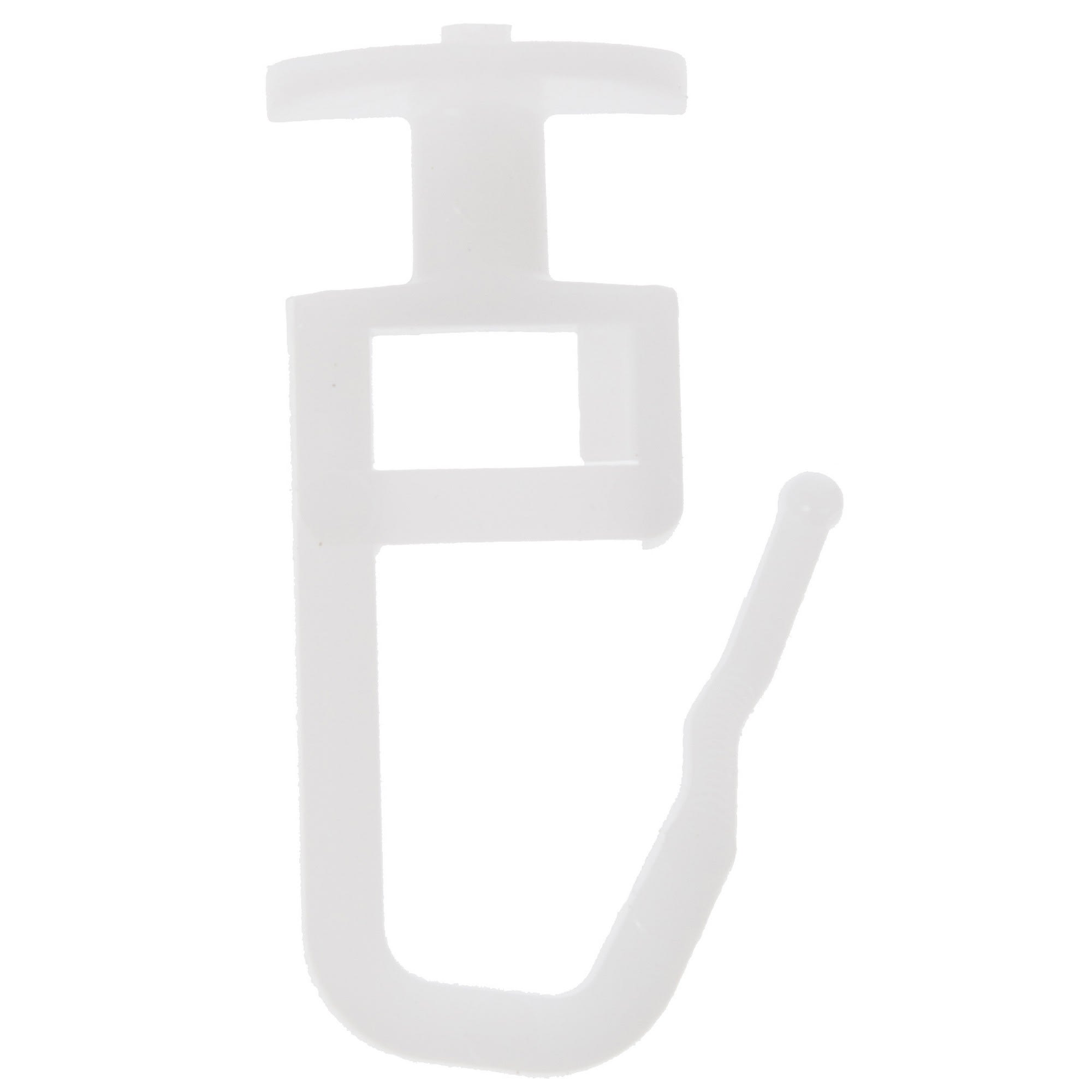 14178547 Крючок для U-шины цвет белый, 20 шт Santreyd 