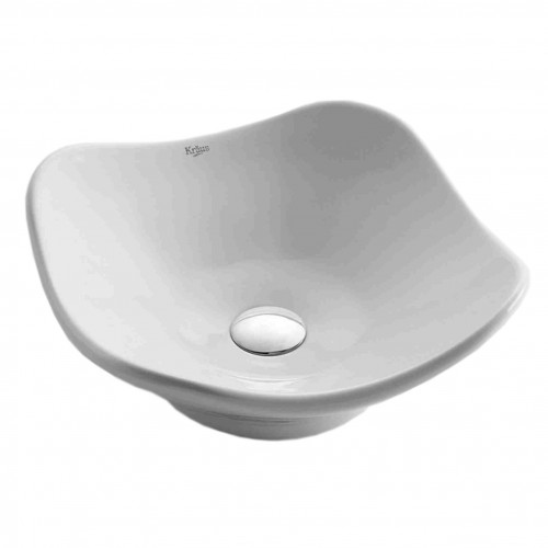 KCV-135 Накладная раковина на столешницу  прямоугольная Krausru  - Вид №1