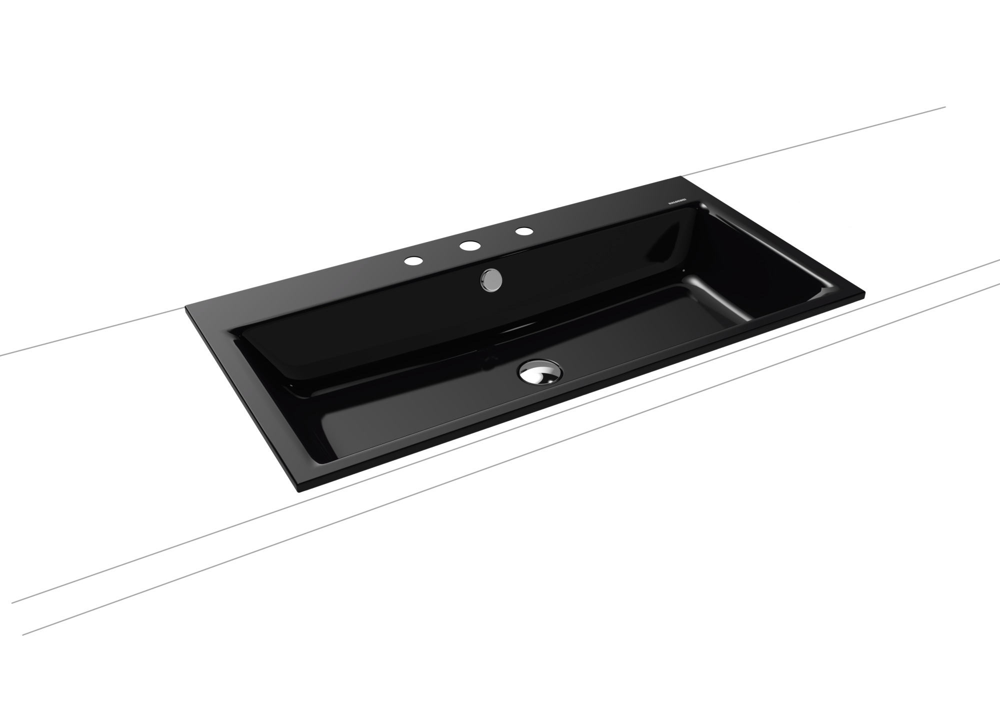 Умывальник KALDEWEI Сталь эмалированная 3152 178 черный 31523060178 