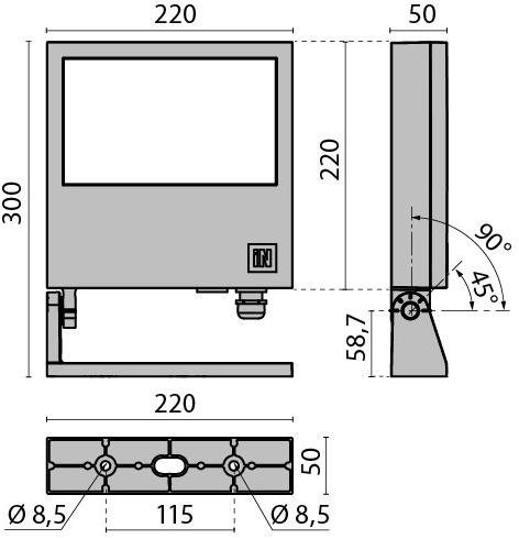 PERFORMANCE iN LIGHTING Регулируемый светодиодный проектор для улицы Focus+ sun-id-1410022 - Вид №6