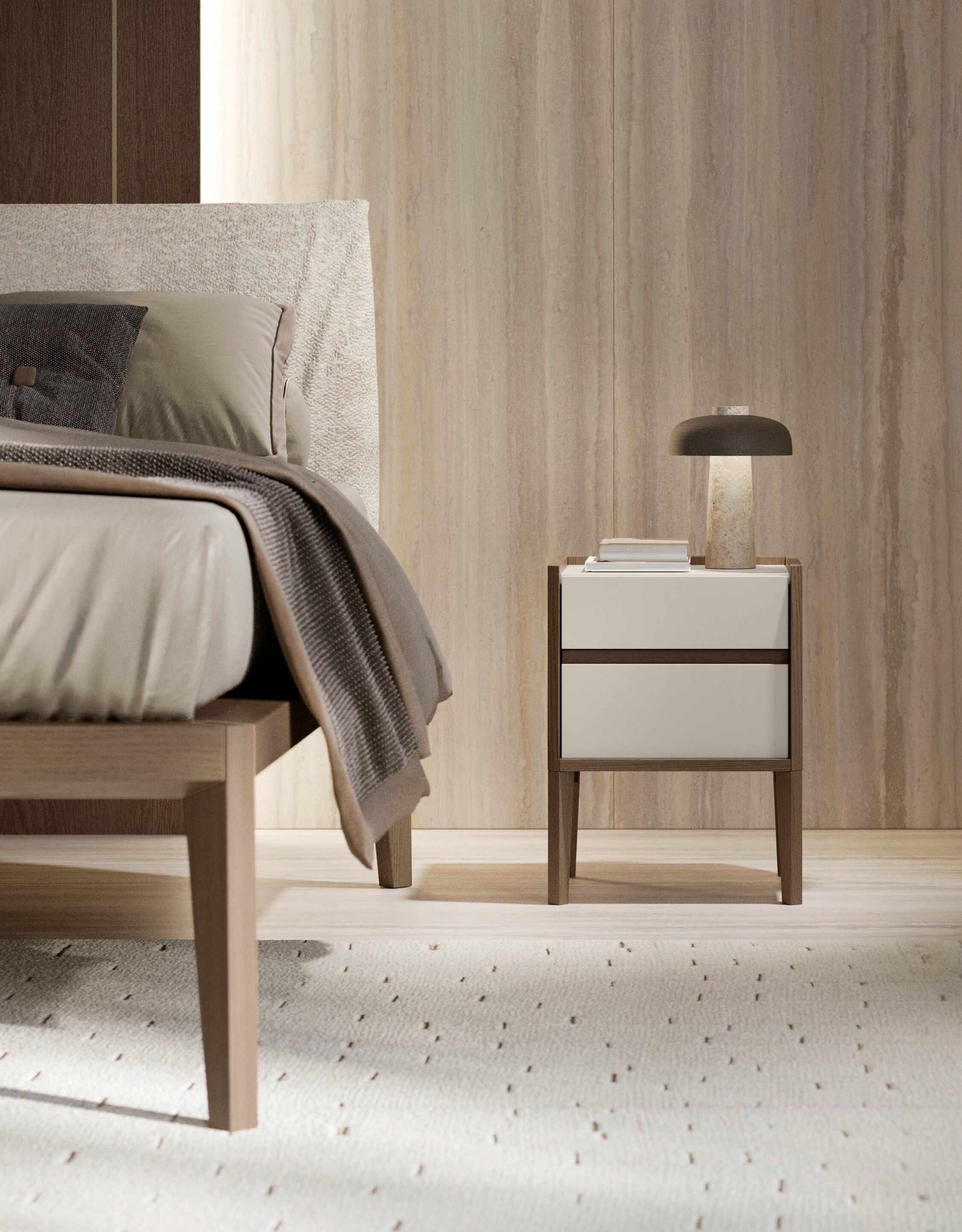 Двуспальная кровать с мягким изголовьем Olivieri ARCH-00130343 - Вид №4