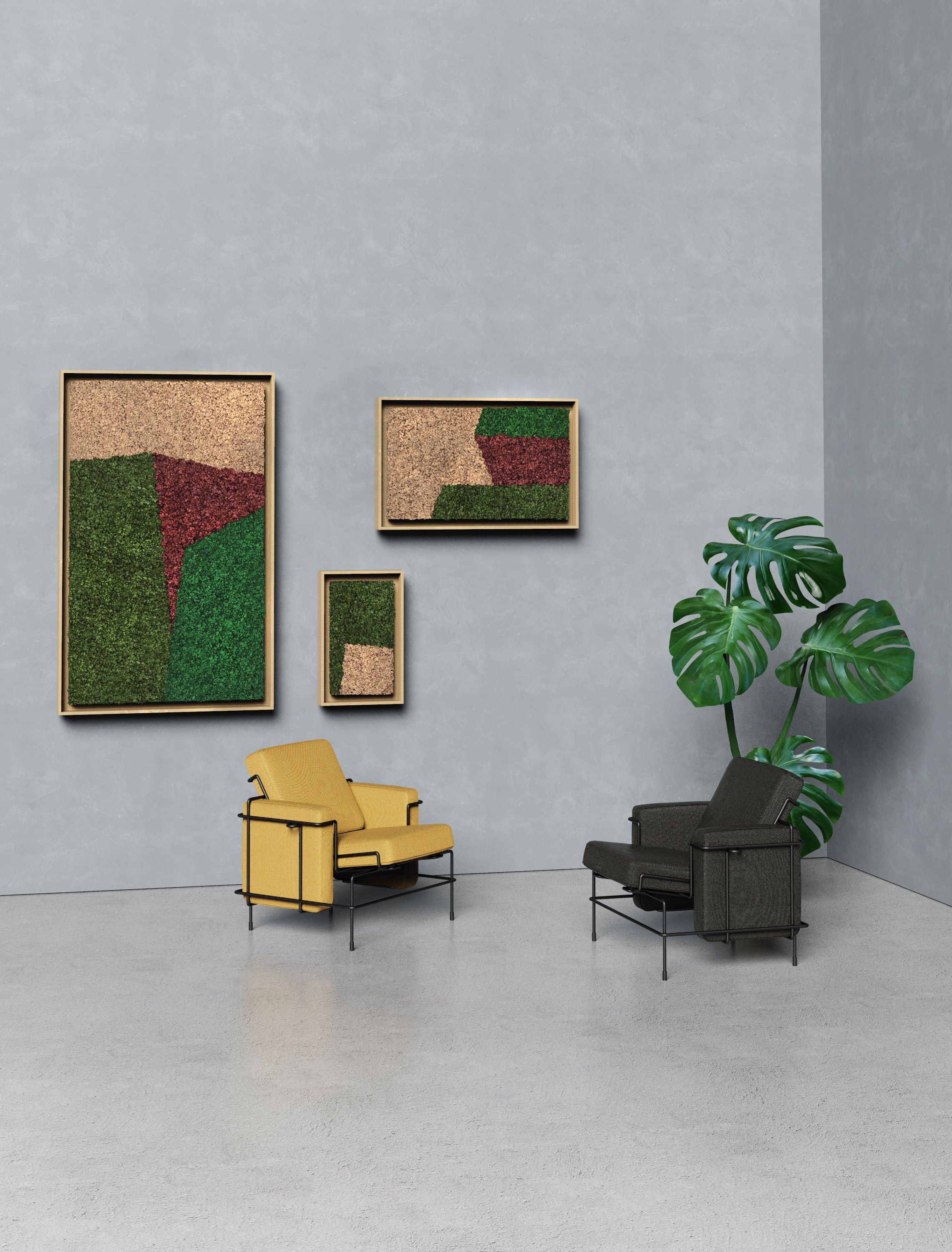 Акустическая панель из мха GREENMOOD FRAMED LANDSCAPE ARCH-00143245 - Вид №4