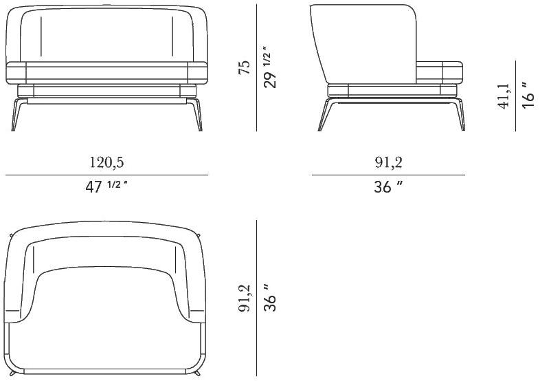 ROSSATO ARREDAMENTI Бархатное кресло Home Rhc-04 - Вид №10