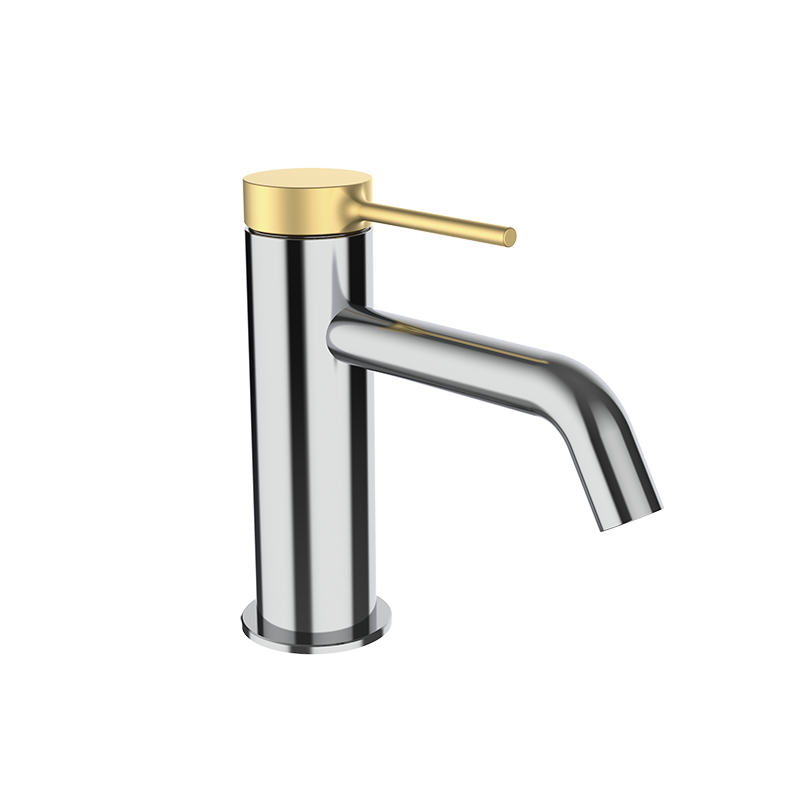 47510407 PREMIUM Chrome Мужской Умывальник смеситель Хромированное Золото GRB MIXERS 