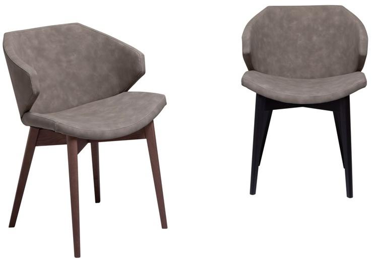 Tonin Casa Стул с подлокотниками из экокожи на деревянной основе sun-id-1435085 - Вид №4