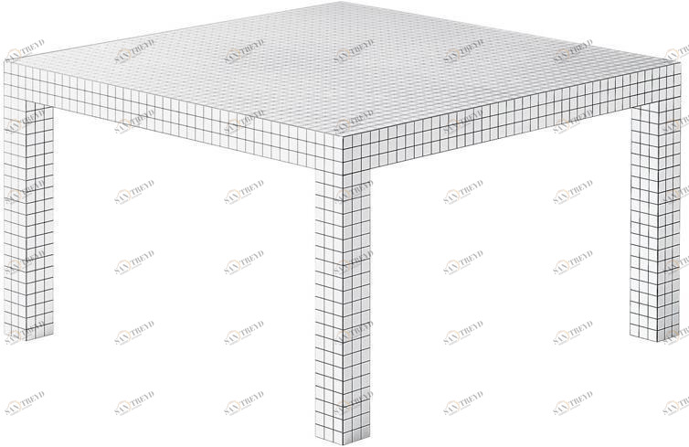 Zanotta Квадратный сотовый стол Quaderna sun-id-1423165