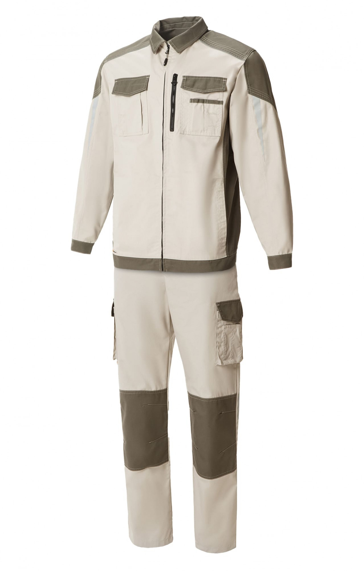 4973747 Костюм  NEW цвет серый песок с серым хаки STATUS  Летняя спецодежда  размер 64-66/182-188 
