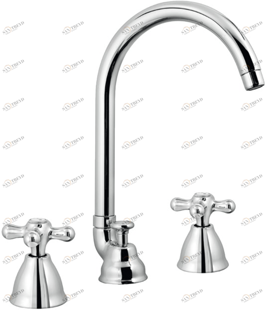 Fir Italia Смеситель для раковины из хромированной латуни Alison 33 3312345