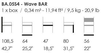 Fenabel Мягкий стул из ткани Wave sun-id-1421020 - Вид №2