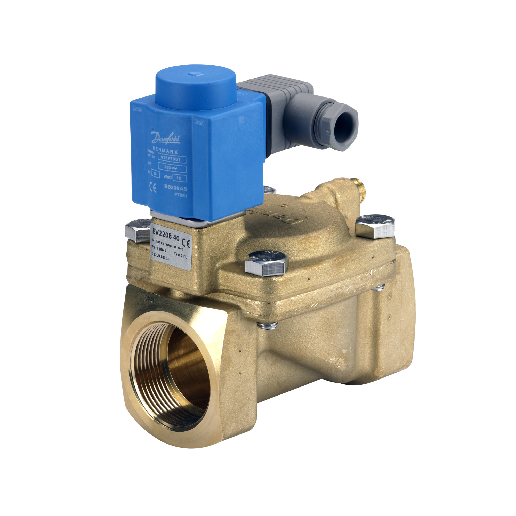 Danfoss EV220B — двухходовые электромагнитные клапаны для общей промышленности Клапан электромагнитный EV220B 032U7120  - Вид №45