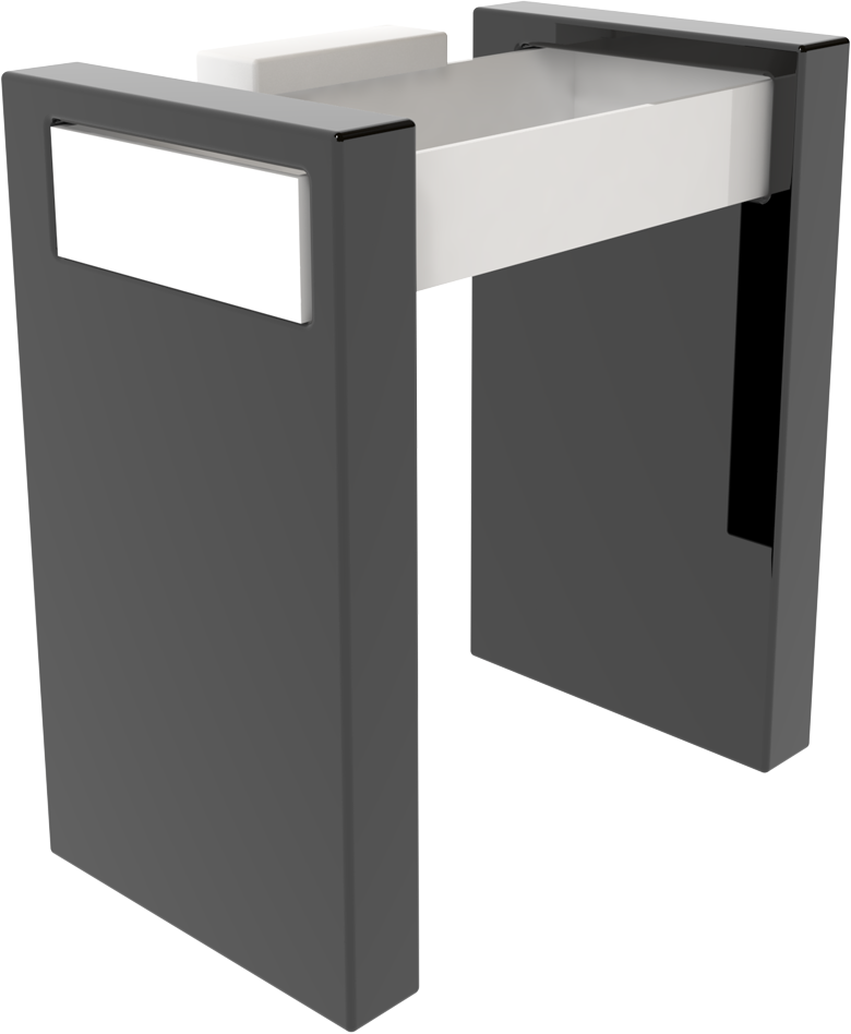 BXLACOL80BWLC2 Напольная раковина стоящая GSG CERAMIC BOX