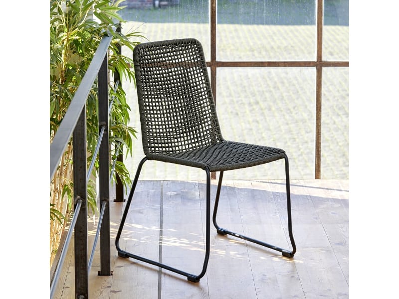 Стальной салазок штабелируемый садовый стул LAMBERT PATTI ARCH-00053826 - Вид №6