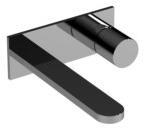 AZ P19 Смесители для раковины Azzurra ceramica Умывальник настенный, квадратный излив LINEA