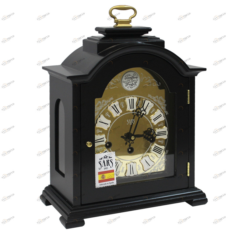 Часы настольные механические черные Black Sars SARS ДИЗАЙНЕРСКИЕ 00-3967463 Черный 