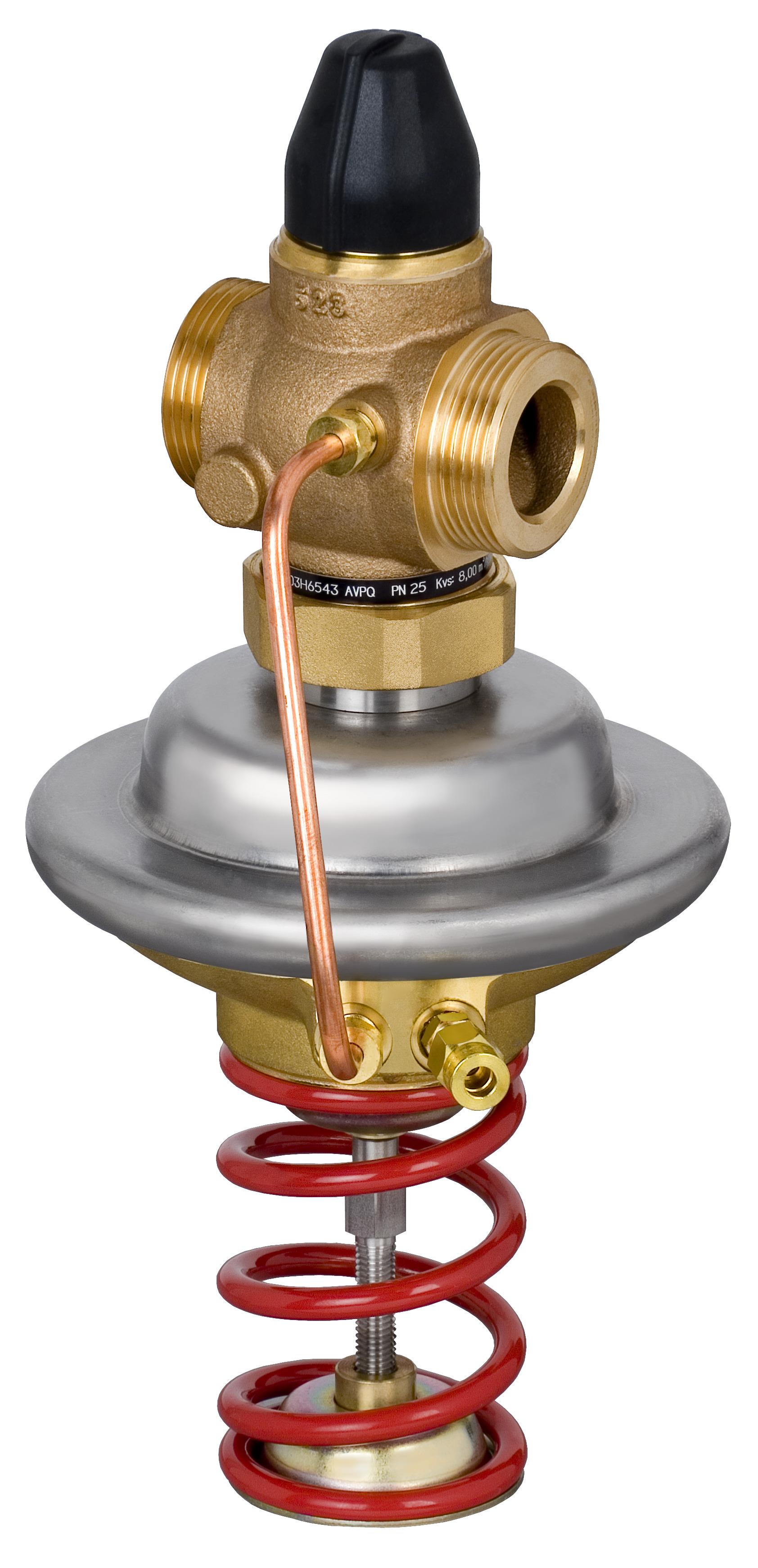 Danfoss Регулятор перепада давления AVPQ для монтажа на обратном трубопроводе РПД AVPQ PN25 40/16 /0,2-1/0,2/рез./обр 003H6537  - Вид №3