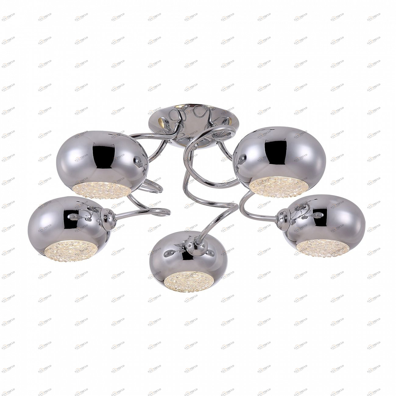 Люстра подвесная хром Miranda FR5039PL-05CH FREYA MODERN 00-3956377 Хром