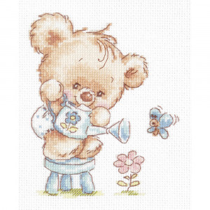 017-17 Мой цветочек! Набор для вышивания Чудесная Игла 12 х 14 см Чудесная игла