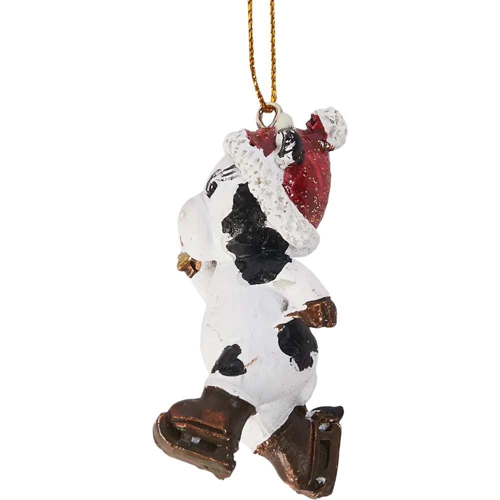 Елочная игрушка Erich Krause Decor Праздничная коровка 6 см 85868455 STLM-2067286 Erichkrause decor  - Вид №2