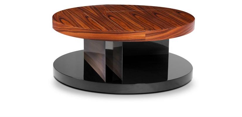 BRABBU Низкий круглый журнальный столик sun-id-1429696 - Вид №1