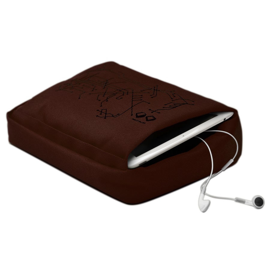 262894 Подставка с карманом для планшета hitech 2 тёмный школад черный Bosign  - Вид №4