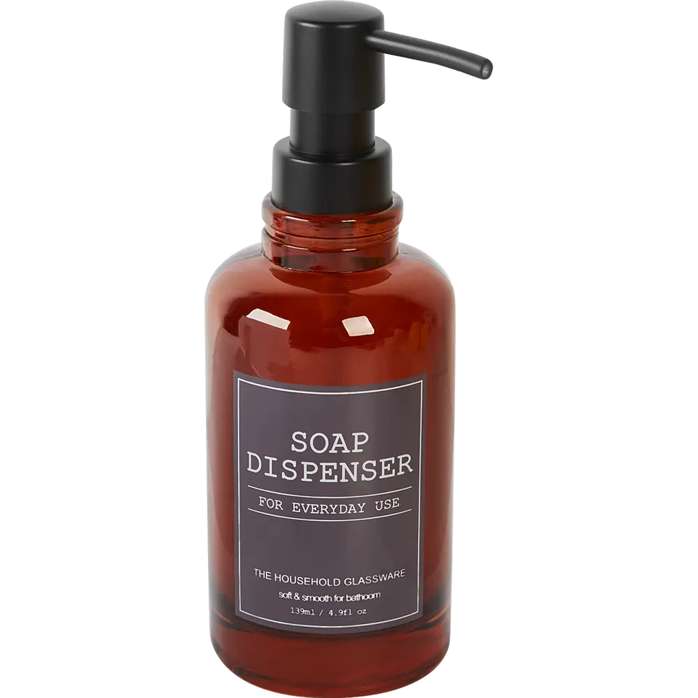 VIDAGE Fiole - элегантный дозатор для жидкого мыла в коричневом стекле 87506930 STLM-0074272