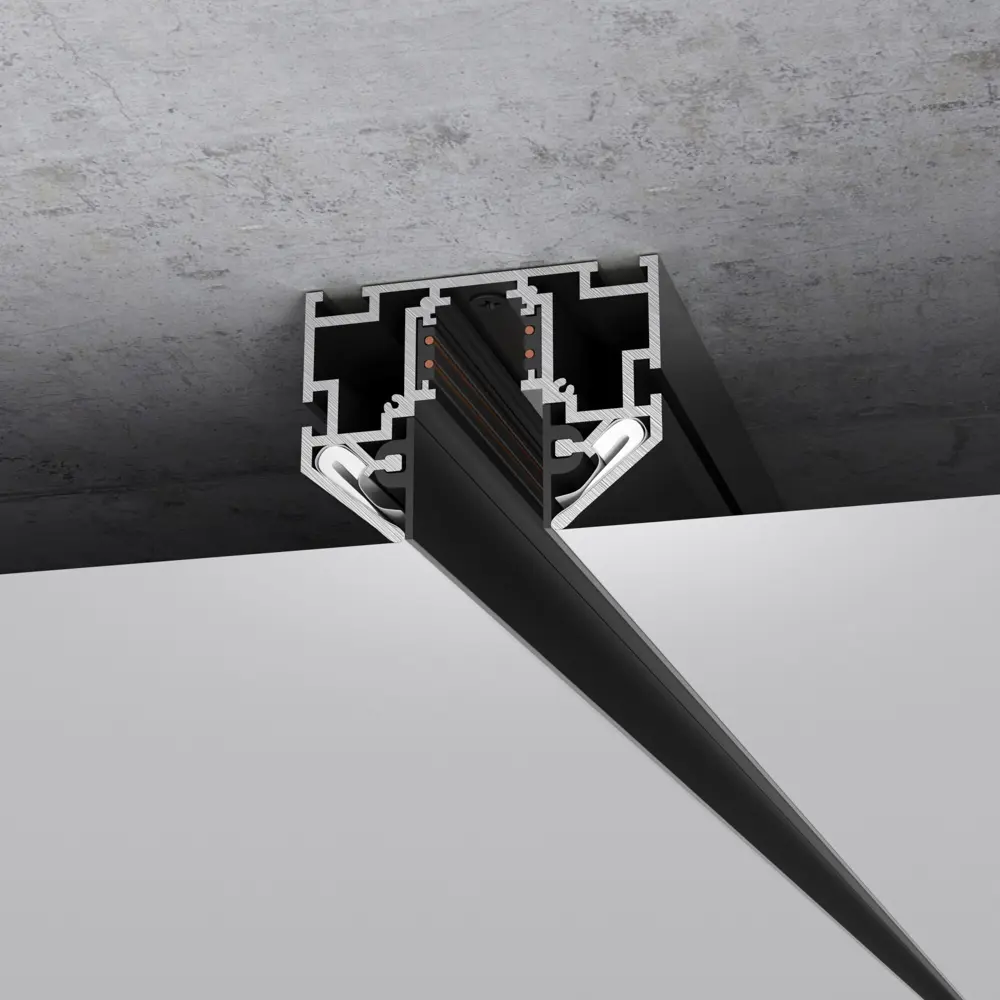 Шинопровод Elektrostandard Slim Magnetic 85204/00 2 м цвет черный STLM-2157834 - Вид №2