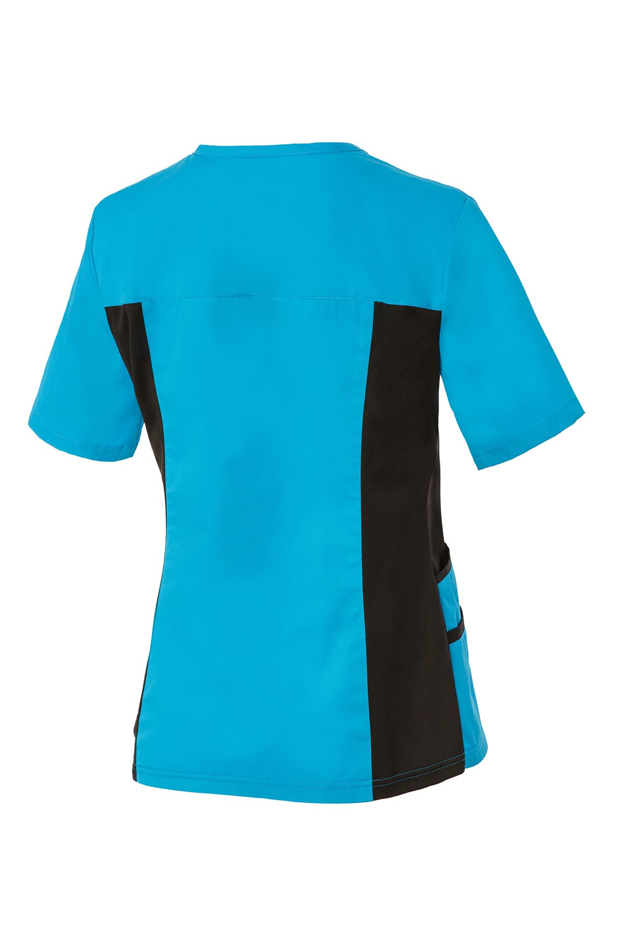 5048422 Блуза ОРИОН женская бирюза-черная  Медицинская одежда  размер 60-62/158-164 Спецодежда  - Вид №1