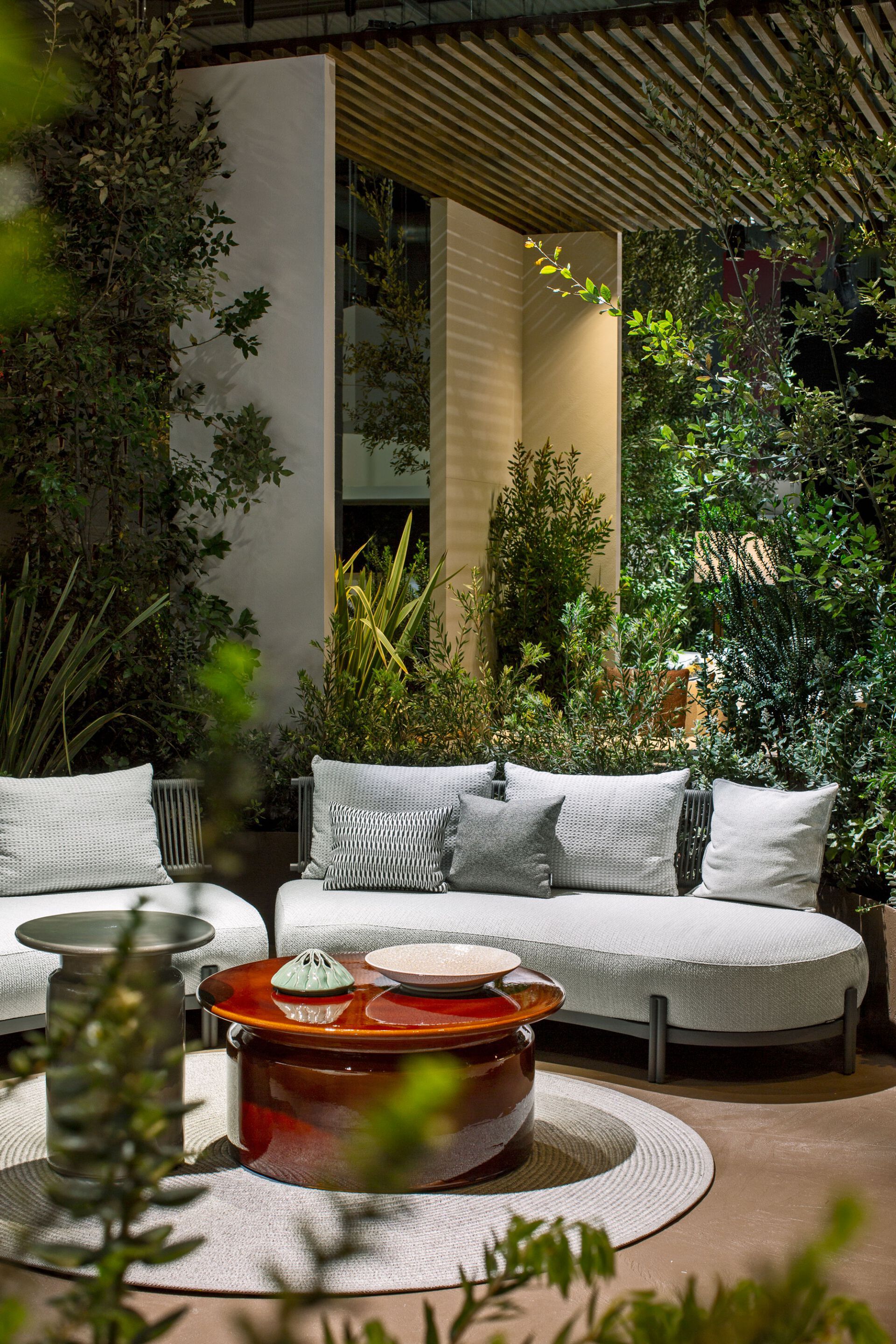 Круглый керамический садовый журнальный столик Atmosphera Panarea ARCH-00033627 - Вид №7