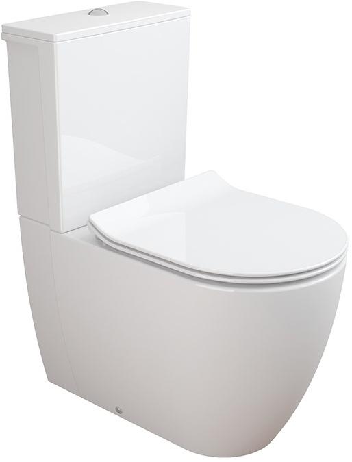 Набор Sanitana компакт CORAL: чаша BTW + сливной бачок + крышка slim с механизмом (микролифт) S10064066600000;S10096823300000;S80006562600000