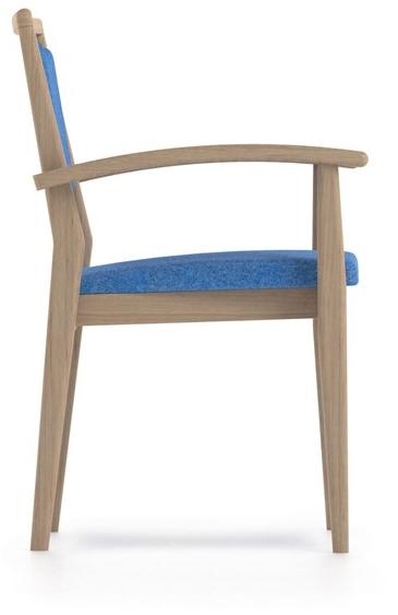 PIAVAL Штабелируемый тканевый стул с подлокотниками Spring | health & care 51-16/7 - Вид №2