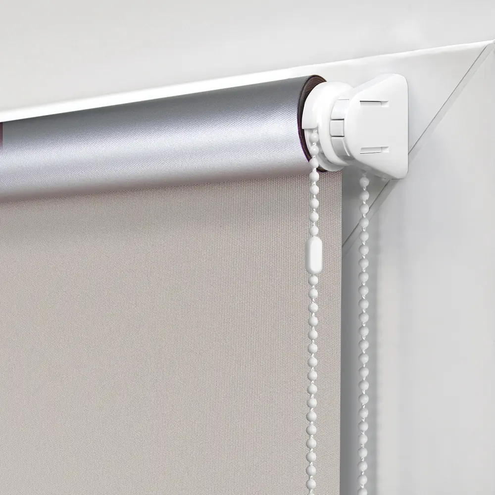 Рулонная штора ЭСКАР Silverback бежевая 55×160 см с затемнением 89354627 STLM-1071645 - Вид №1