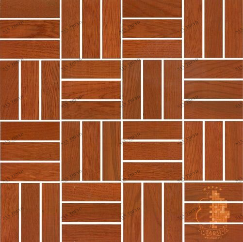Мозаика и 3D панели из дерева Tarsi Паркет 305 Дуб Селект (Гладкая) 331х331 мм 1401100017
