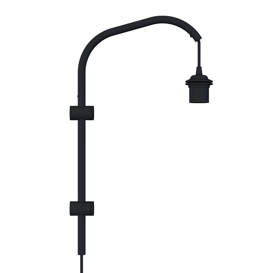 4151 Основание для бра willow mini wall hanger black h 50 cm UMAGE 