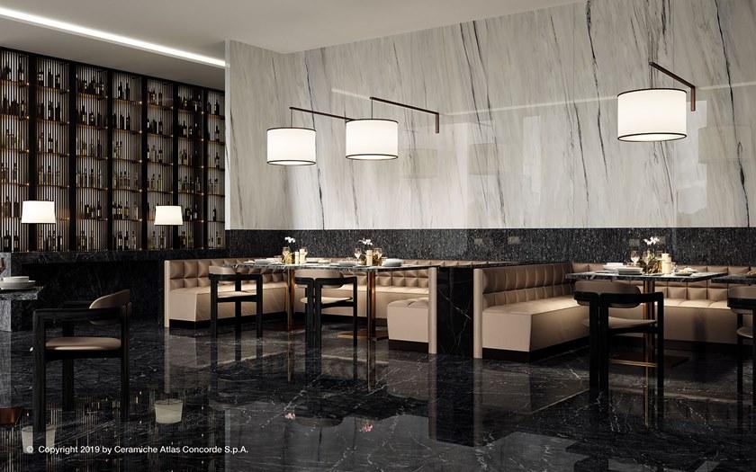 Atlas Concorde Белая плитка для стен с эффектом мрамора Marvel dream sun-id-1460935 - Вид №50