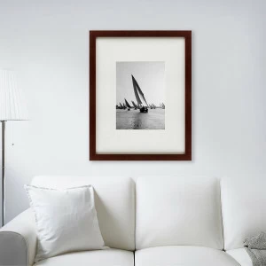 Картина черно-белая 60х47 см "Каир, регата на Ниле, 1920г." КАРТИНЫ В КВАРТИРУ  00-3894654 Белый;черный