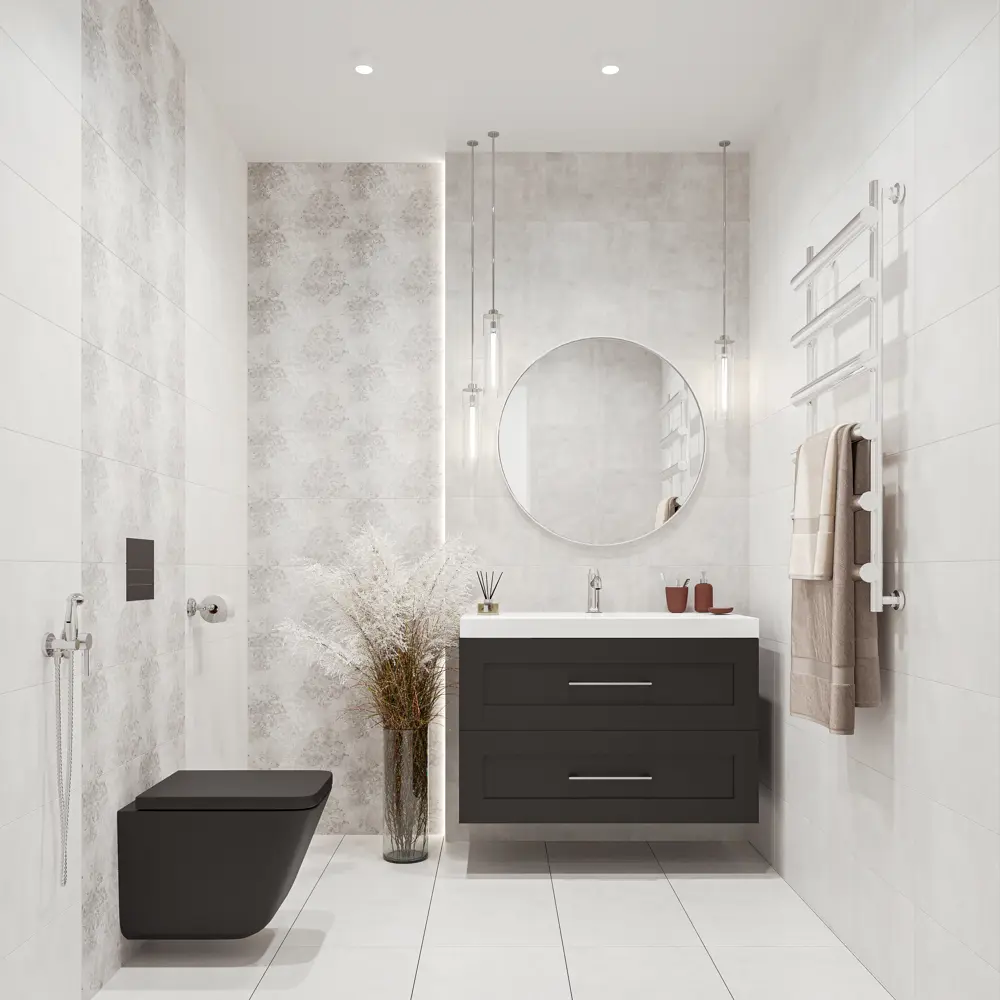 Декор настенный Culto Lumino 27x40 см матовый цвет серый STLM-2212227 - Вид №4