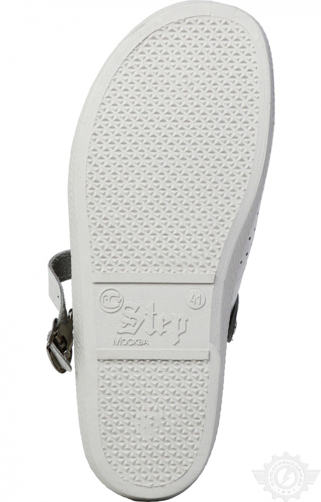 61797 Туфли Сабо мужские белые  Медицинская обувь размер 44 Спецодежда  - Вид №1