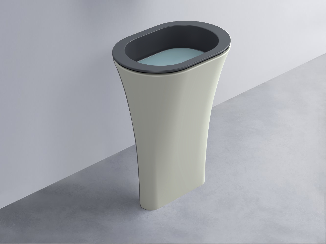 AMLA65-BA+AMPILO-PL+AMCOLO-PM Раковина Amedeo Ovale отдельностоящая cielo Enjoy + Amedeo Ceramica Cielo
