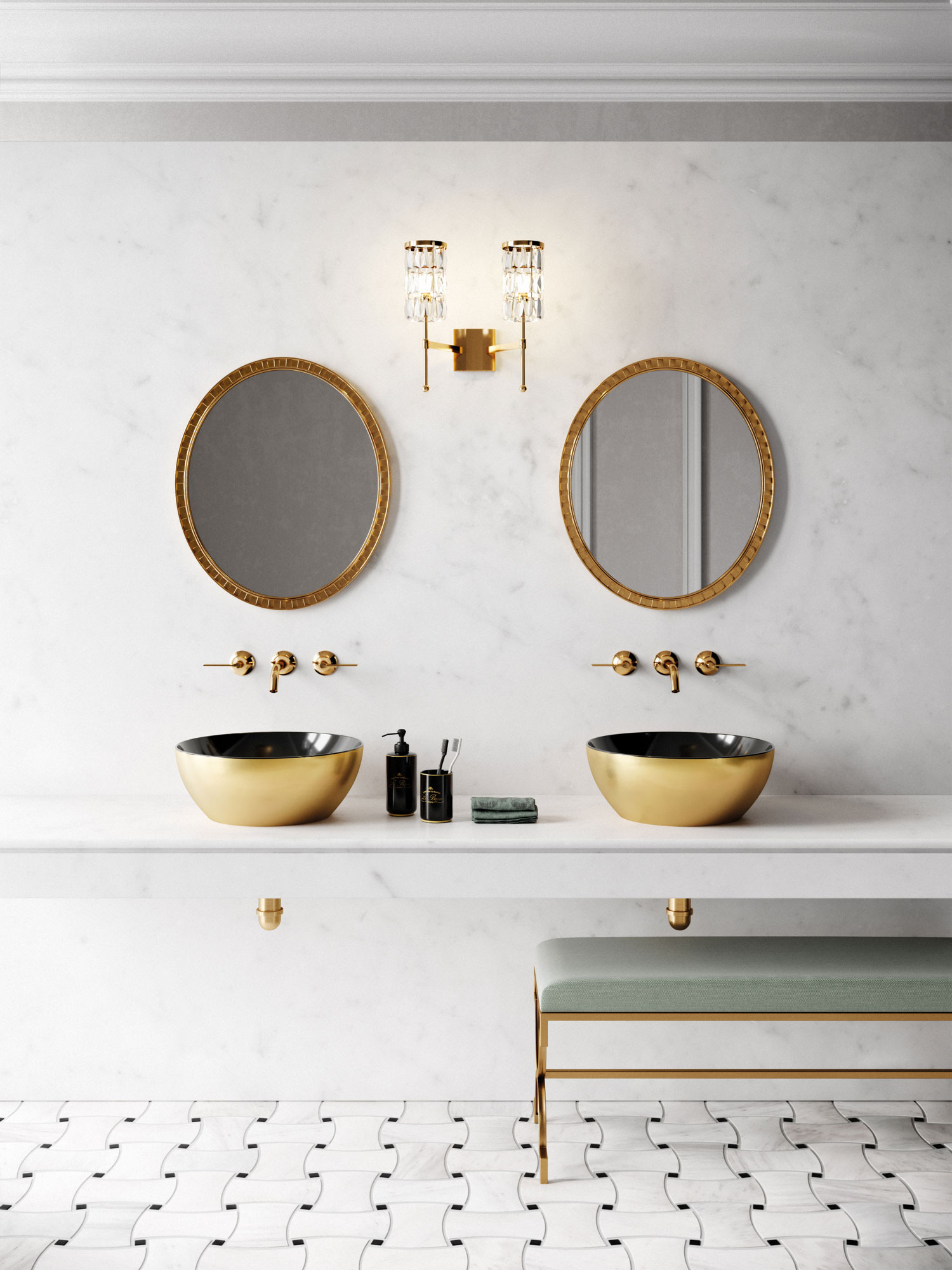 885111 Накладная раковина на столешницу  овальная GSI ceramica Pura - Вид №2