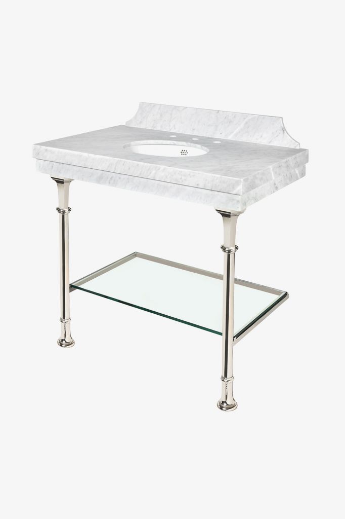 100518 Напольная раковина стоящая прямоугольная Waterworks 