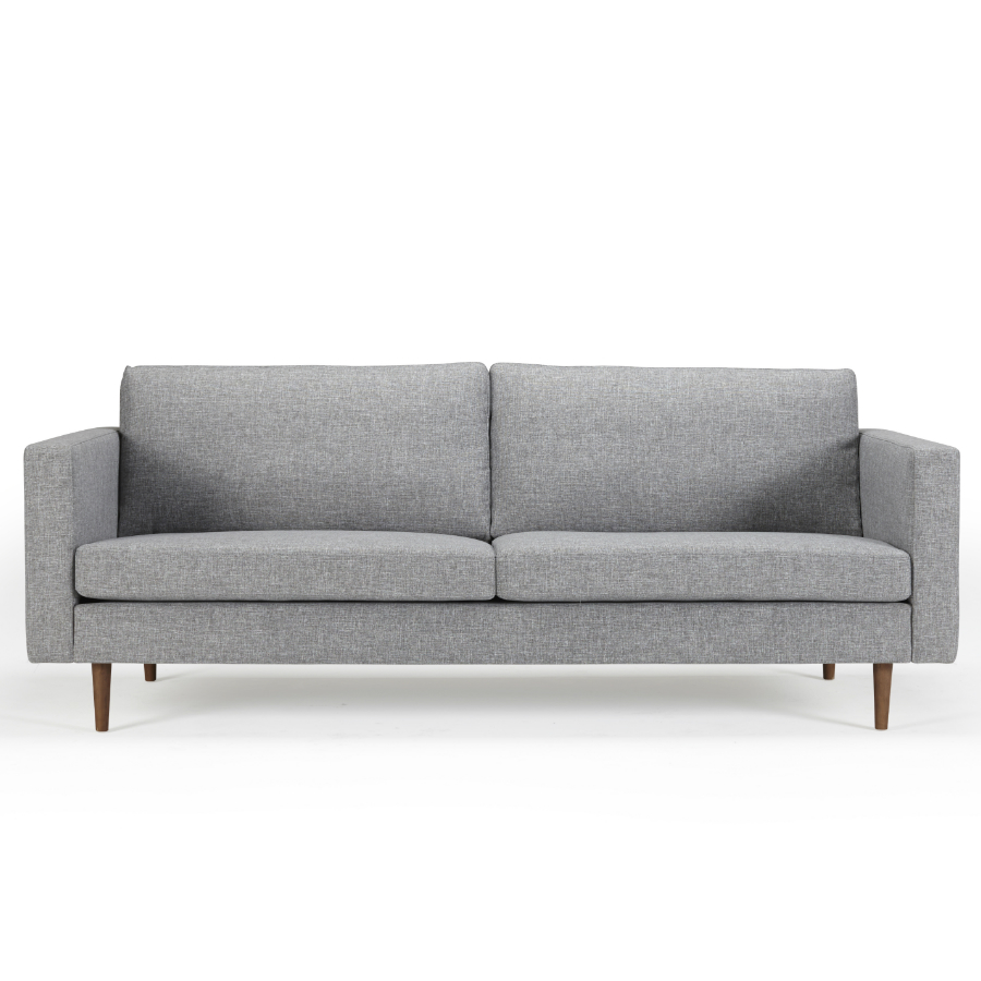 Диван трехместный Otto, дуб/орех, серый Kragelund 37403248249 - Вид №2