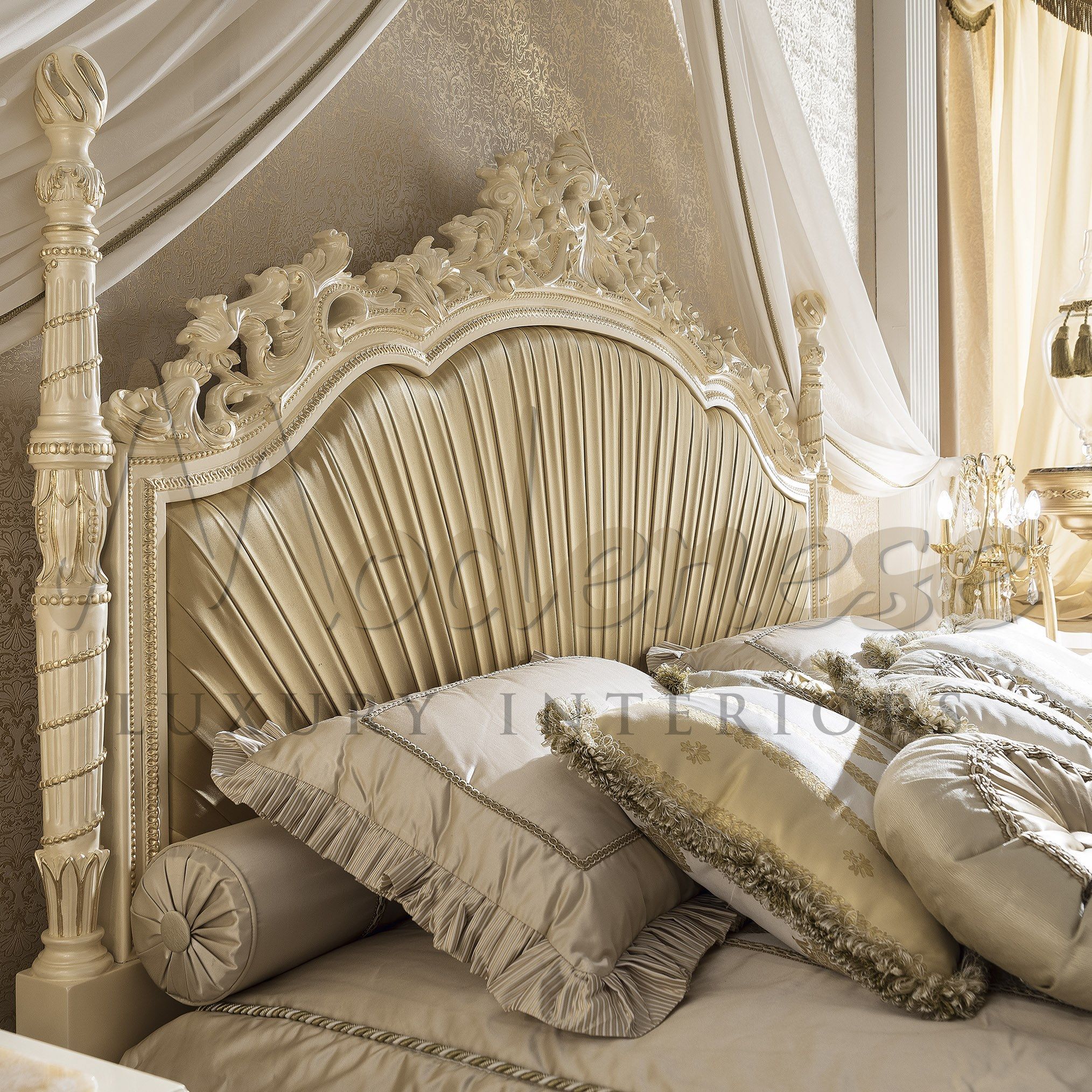 Ткань ручной вязки покрывало Modenese Luxury Interiors Bedcovers ARCH-00066156 - Вид №2