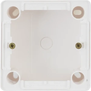 Коробка распределительная Cariva для наклонного монтажа, 36 мм, цвет белый