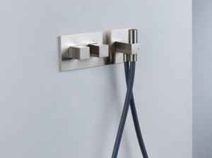 Термостатический смеситель для душа из нержавеющей стали с ручным душем