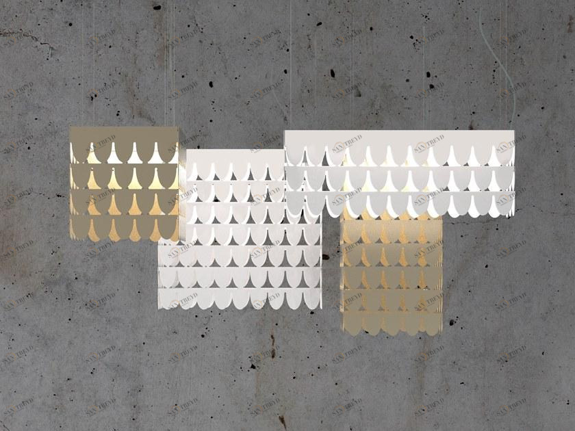 Светодиодный подвесной светильник из алюминия Oxen pendant lamp 7004a1/-a2/-a3/-a4 Santreyd