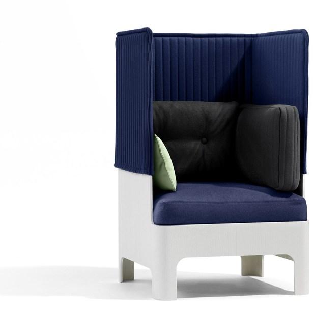 Blå Station Кресло из ткани с высокой спинкой Koja S51h Bla Station - Вид №13