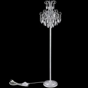 Торшер Freya Chabrol FR2302FL-04S FREYA ЭЛИТНЫЕ 180733 Прозрачный;хром